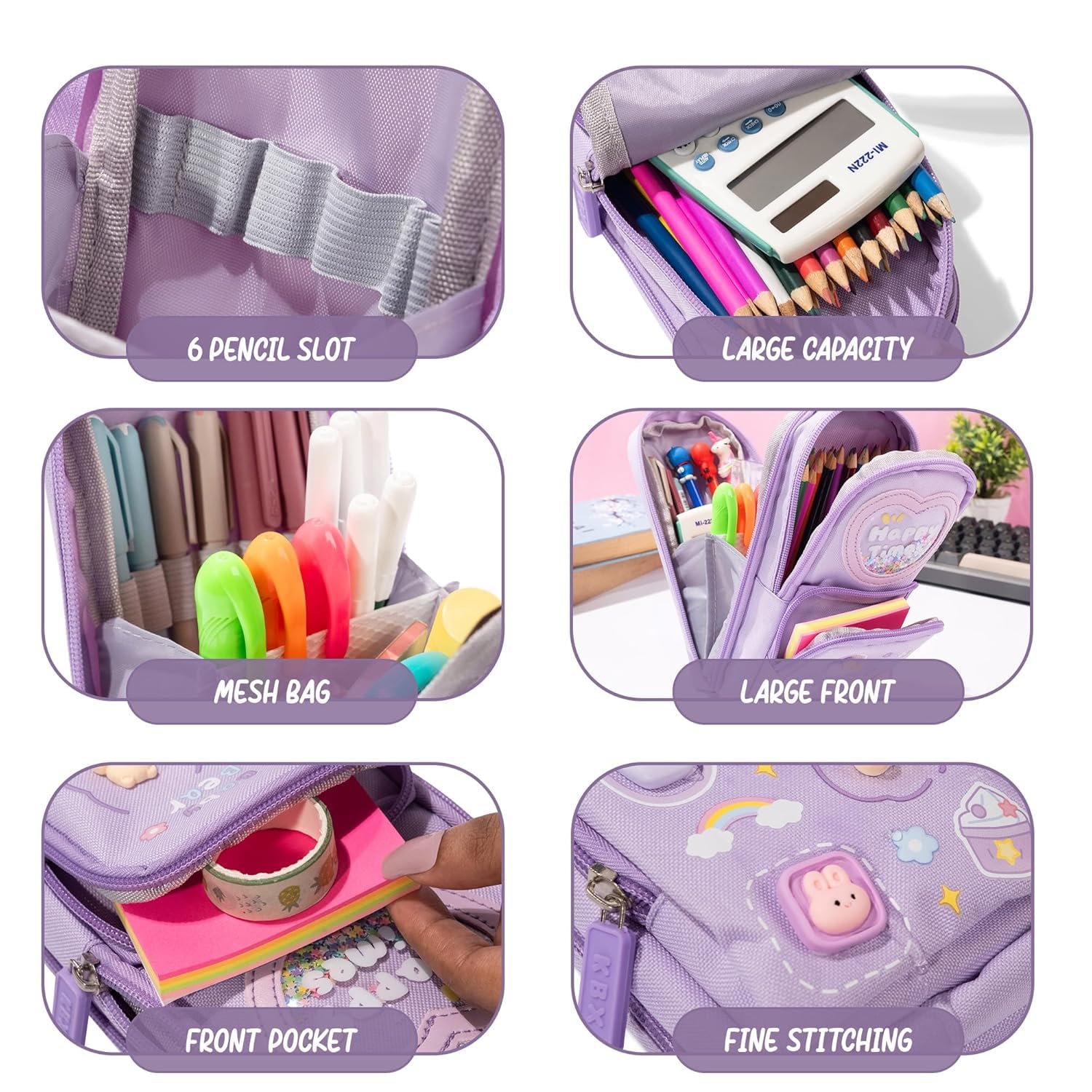 Kawaii 3D Charm Mini Backpack Pencil Case - Image 6