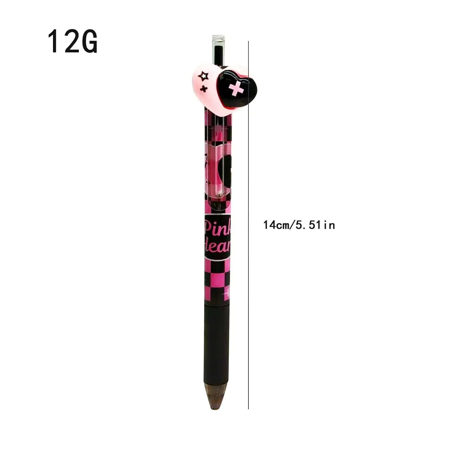 Kawaii 3D Topper Ball Pen – Pink Bunny, Heart & Paw Print | Kids Stationery (Pack Of 18/36) - Image 8
