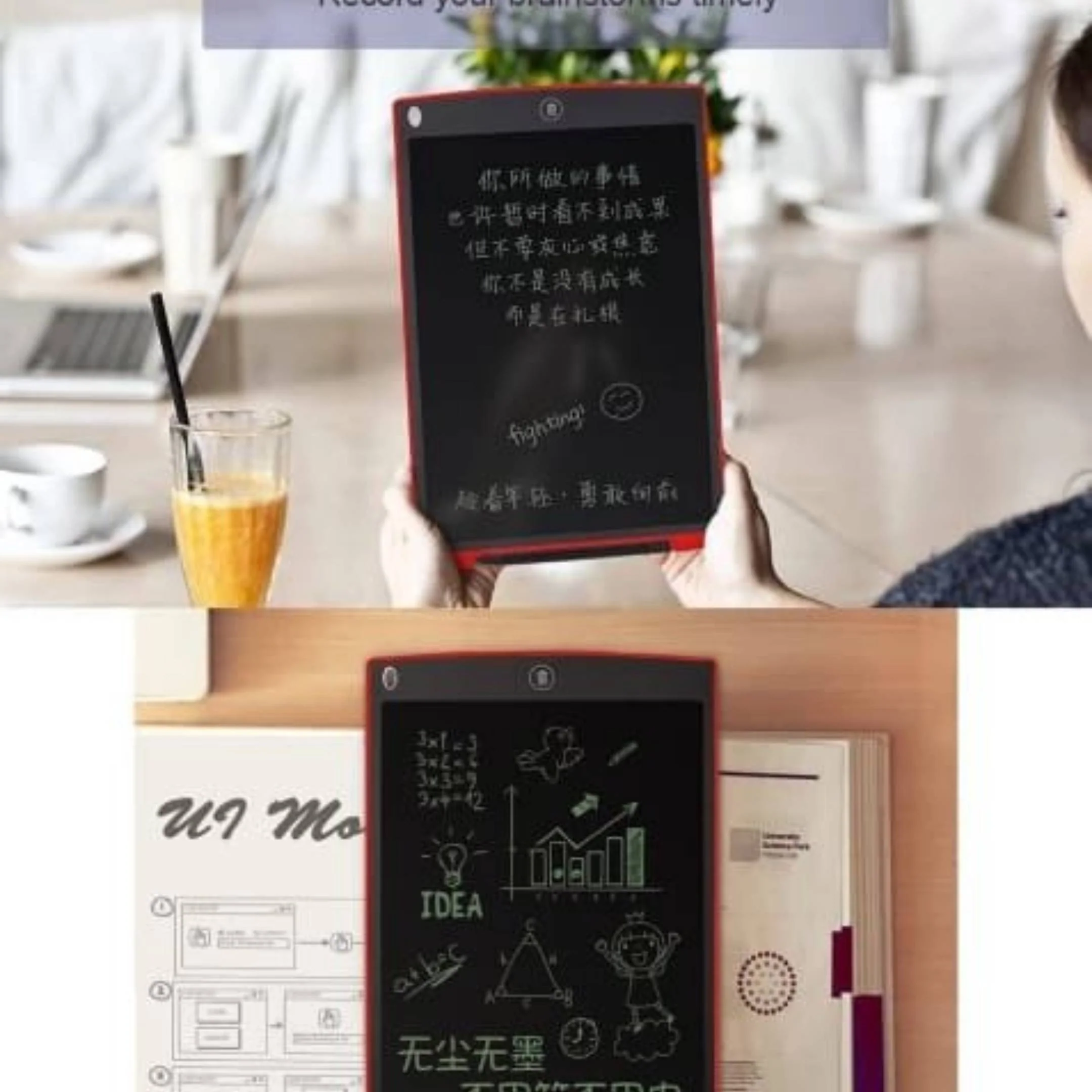 LCD Portable Writing Pad Tablet 8.5 Inch (Random Colour) - Image 5