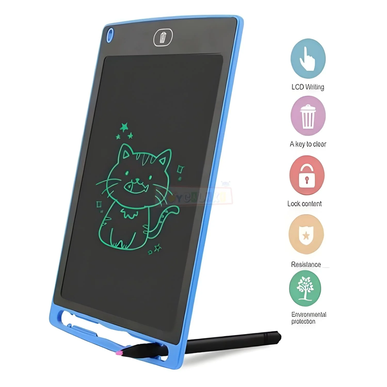 LCD Portable Writing Pad Tablet 8.5 Inch (Random Colour) - Image 9