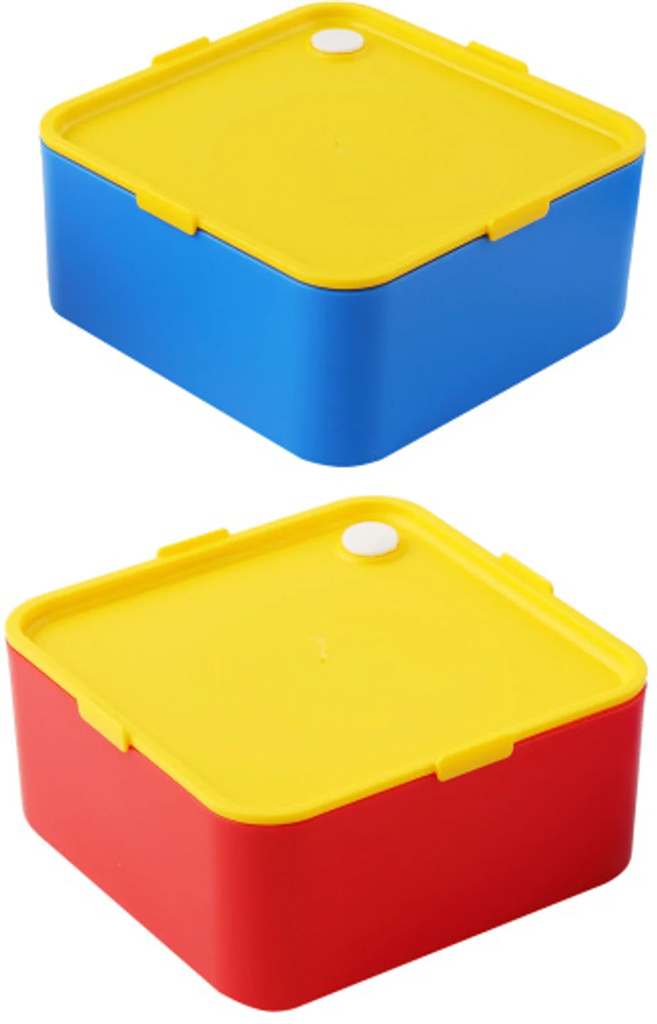 LEGO Brick Double Layer Lunch Box for Kids – Bento Style with Elastic Strap - Image 11