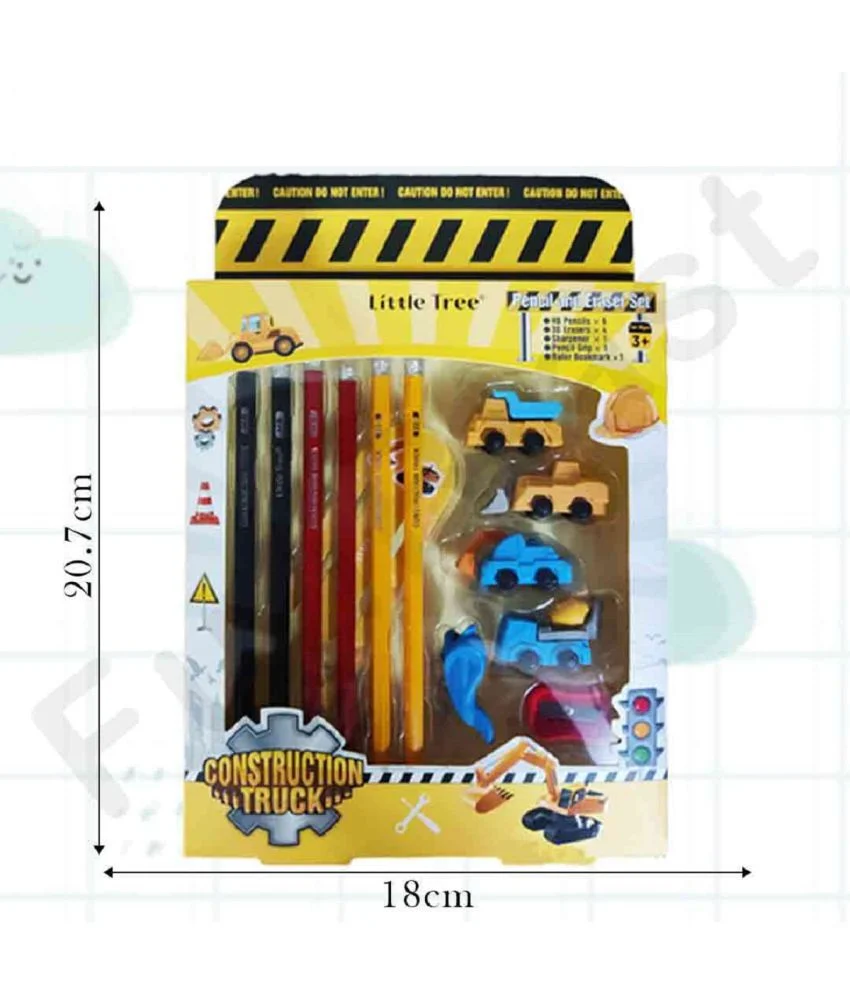 Little Tree Construction Theme Stationery Set - Image 4