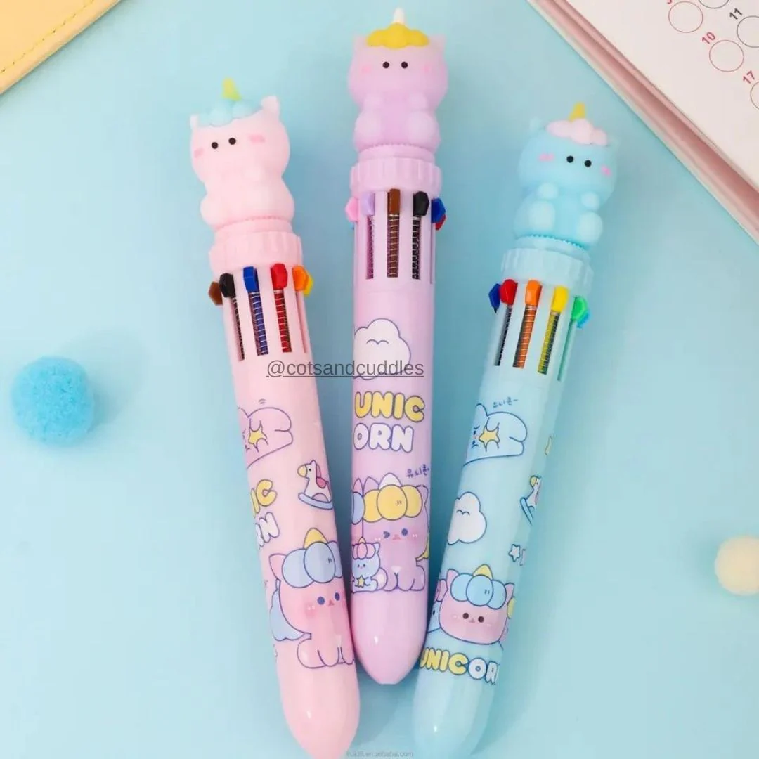 Magical Baby Unicorn Design Multicolor Pen: Spark Your Imagination with Every Stroke - Image 5