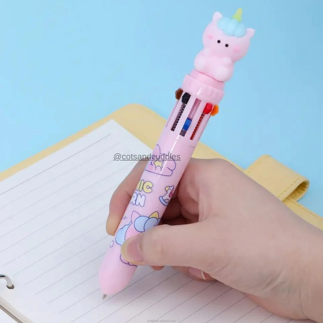 Magical Baby Unicorn Design Multicolor Pen: Spark Your Imagination with Every Stroke - Image 6
