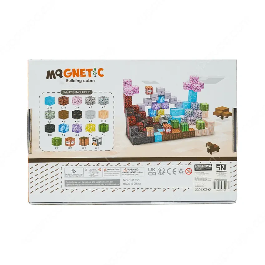 Magnetic Pixel Building Block Set Creative Construction Toy for Kids - Image 12