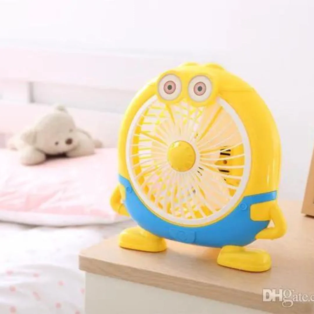 Cute Electric Minion Portable Desk Fan - Image 3