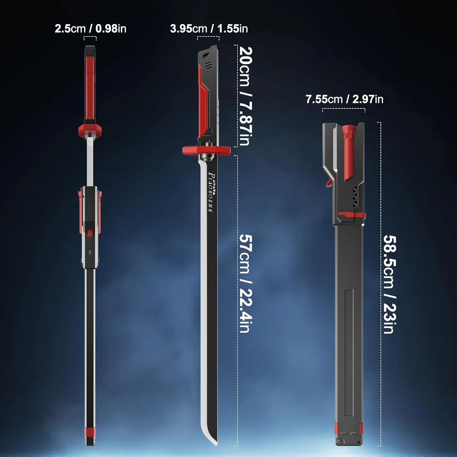7-Color Flowing LED Spark Sword with Smoke Effect | Rechargeable Light-Up Sword Toy (Prepaid Only) - Image 3