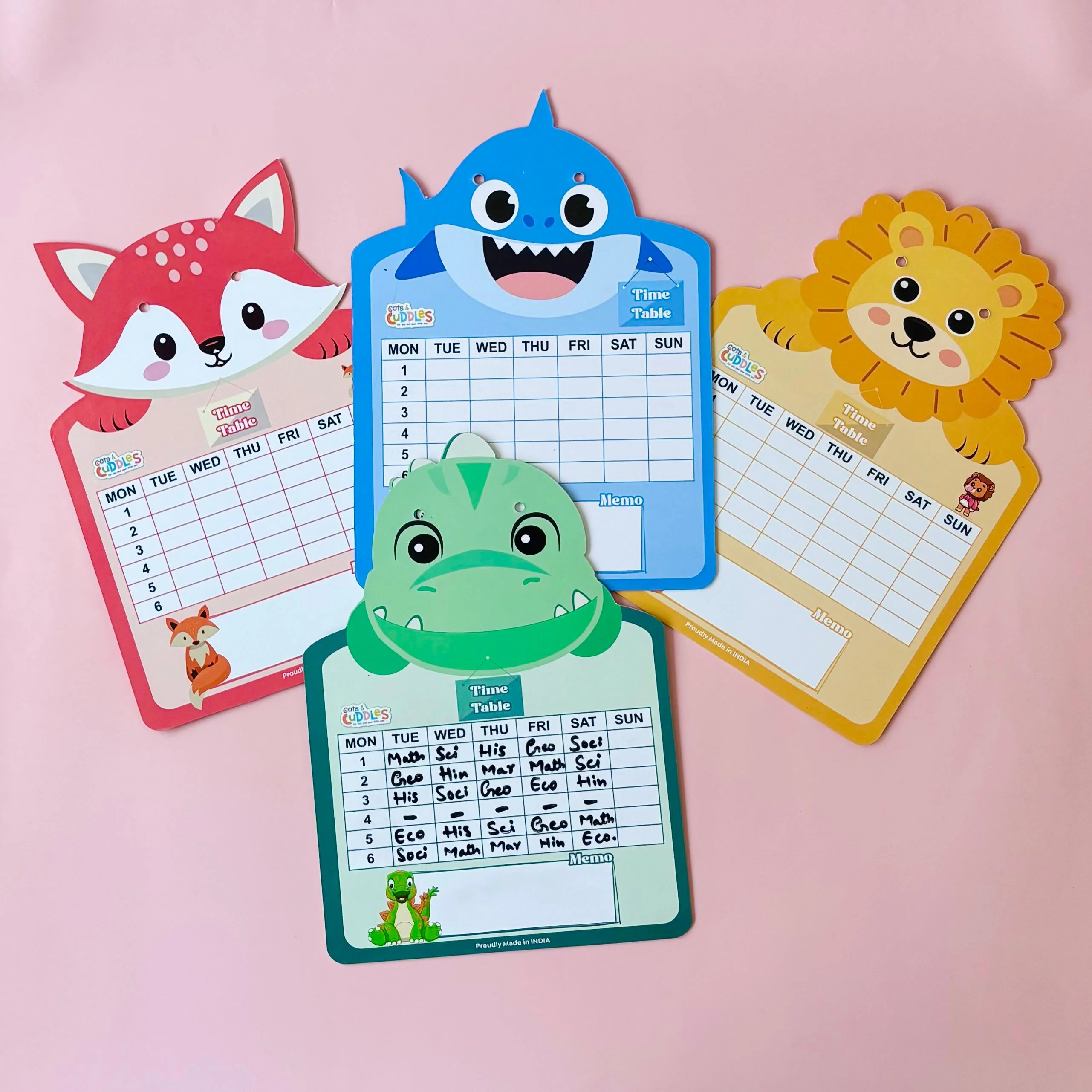 Cots and Cuddles Animal Design Write and Wipe Board for Kids (1pc) - Image 3