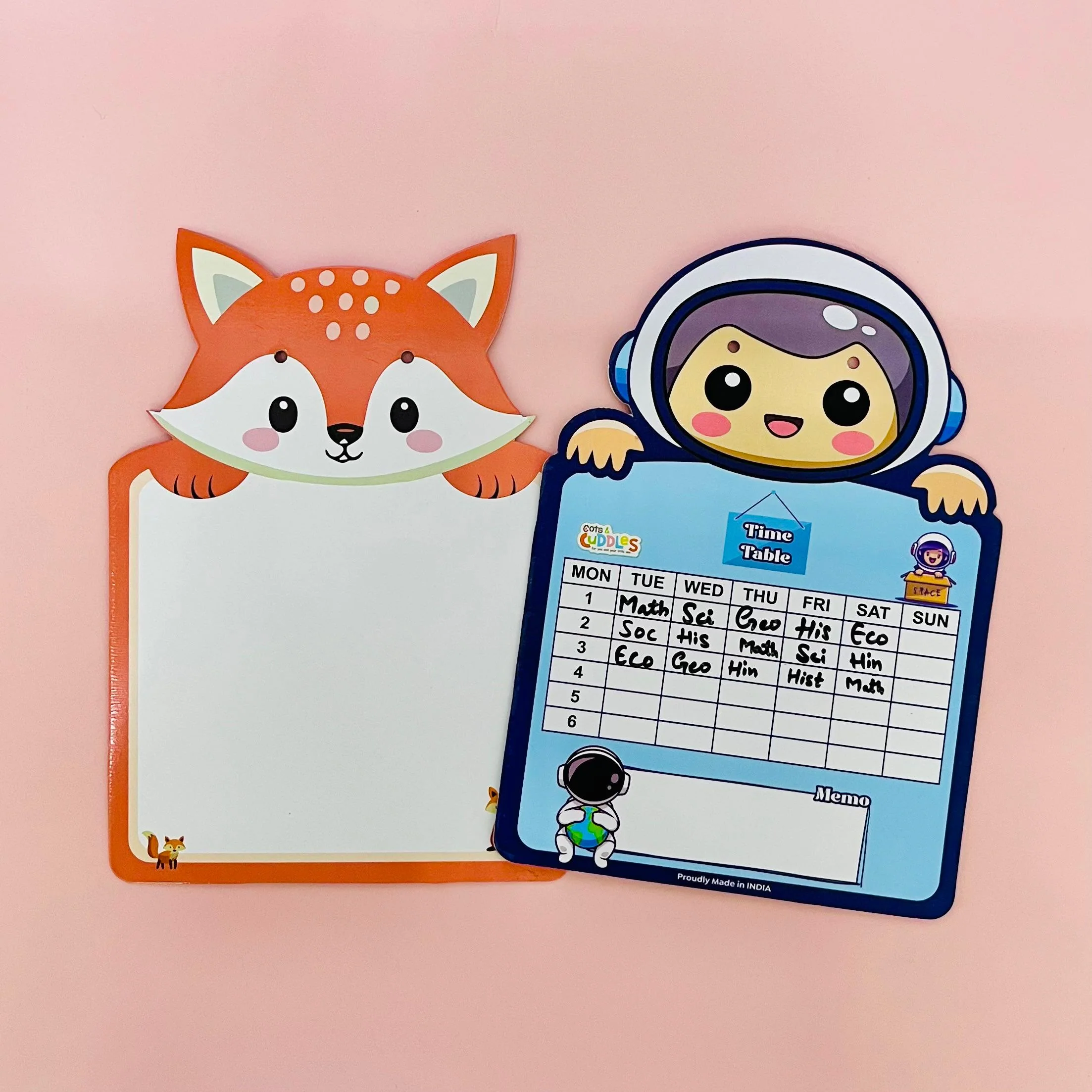 Cots and Cuddles Animal Design Write and Wipe Board for Kids (1pc) - Image 5