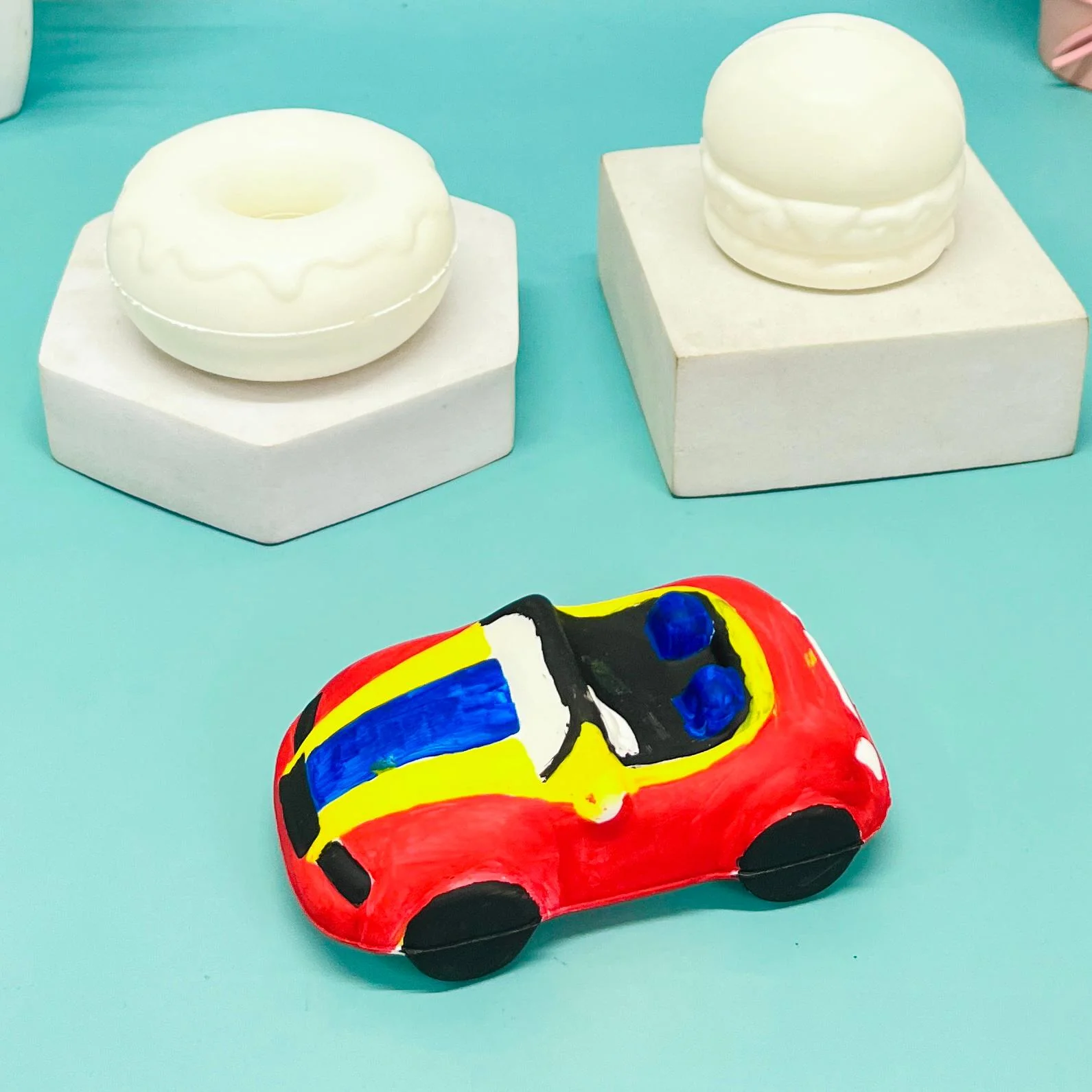 Paint Your Own Squishy Kit – DIY Art Toy for Kids (Random) - Image 2