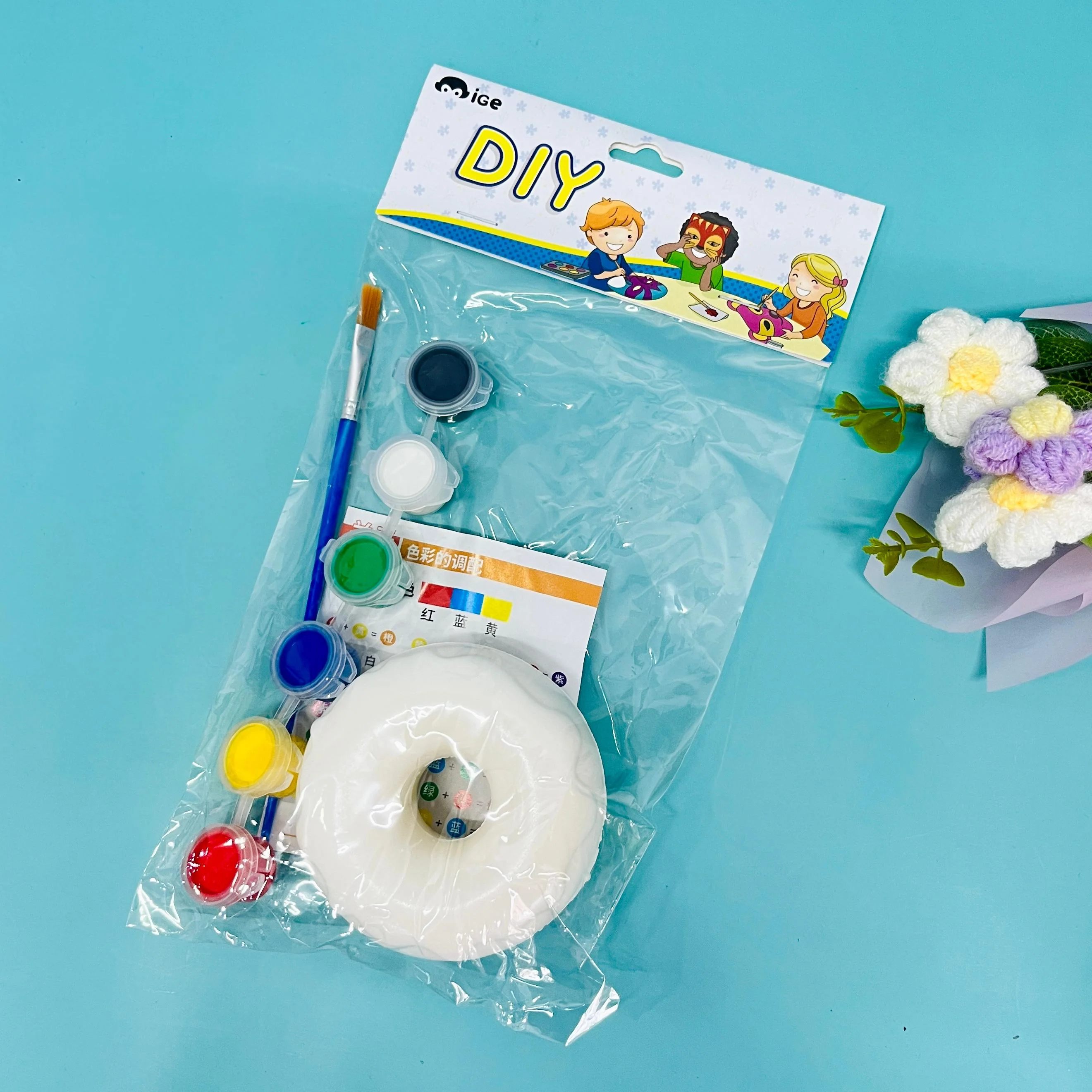Paint Your Own Squishy Kit – DIY Art Toy for Kids (Random) - Image 4