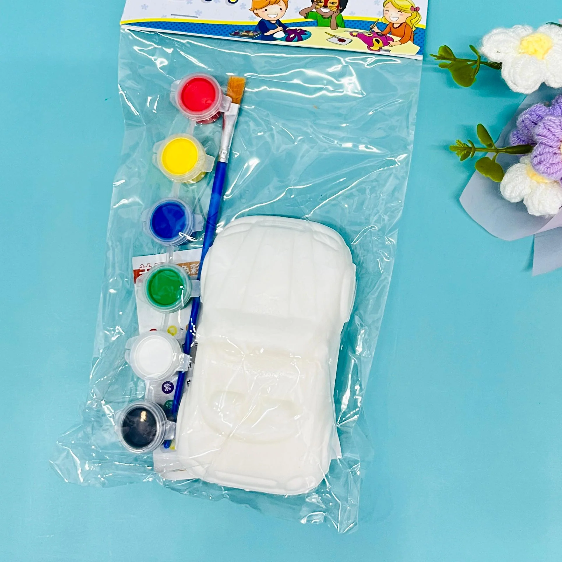 Paint Your Own Squishy Kit – DIY Art Toy for Kids (Random) - Image 8