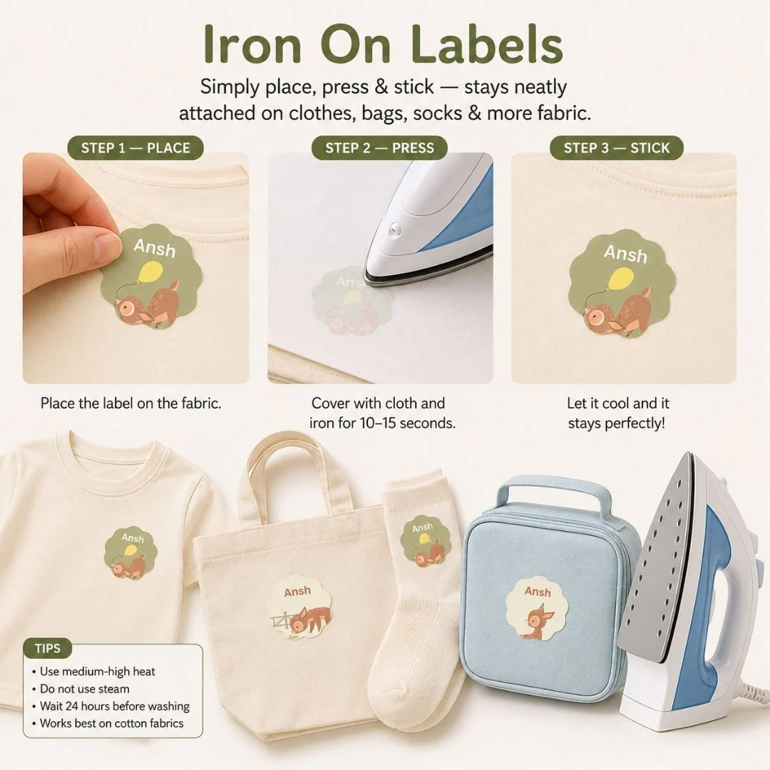 Personalized Iron On Label Sticker - Deer Tales (32pc) (PREPAID ONLY) - Image 3