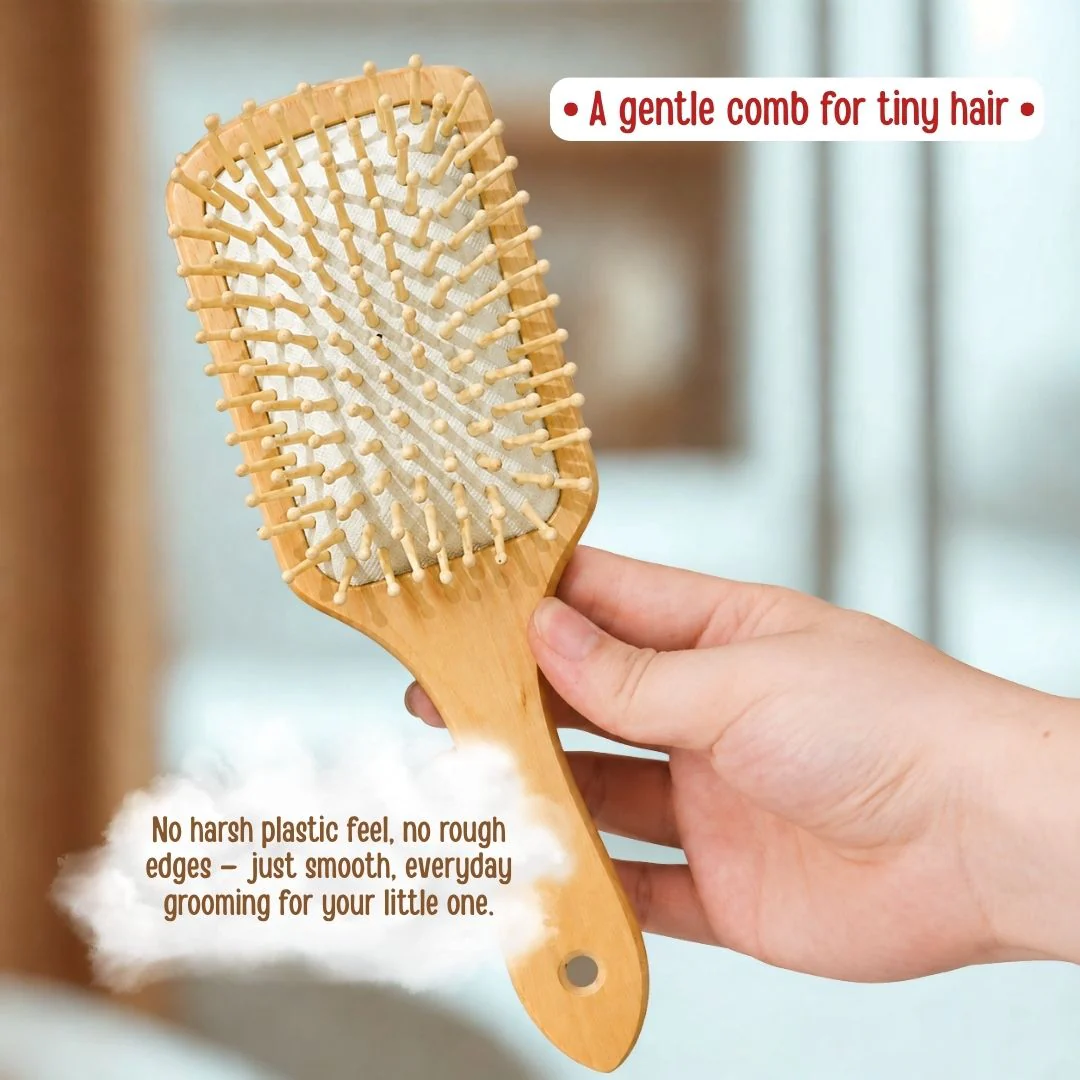Personalized Wooden Hair Brush for Kids - Space (PREPAID ONLY) - Image 3