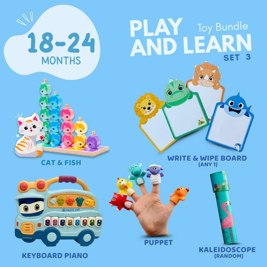 Play And Learn Toy Bundle (18-24 Months) | Set 3