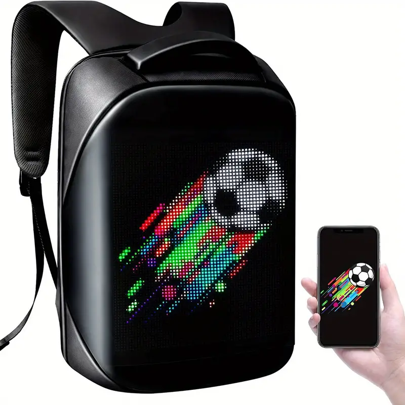 Premium Backpack with LED Display - Stay Connected, Stay Trendy - Image 8