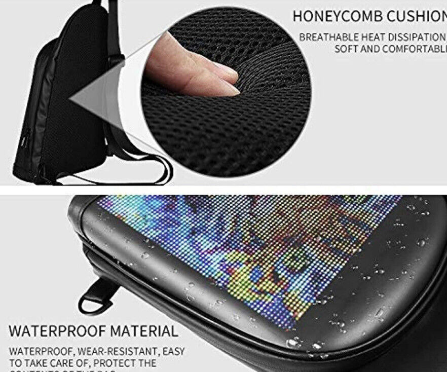 Premium Bluetooth Crossbody Bag with LED Display - Stay Connected, Stay Trendy - Image 8