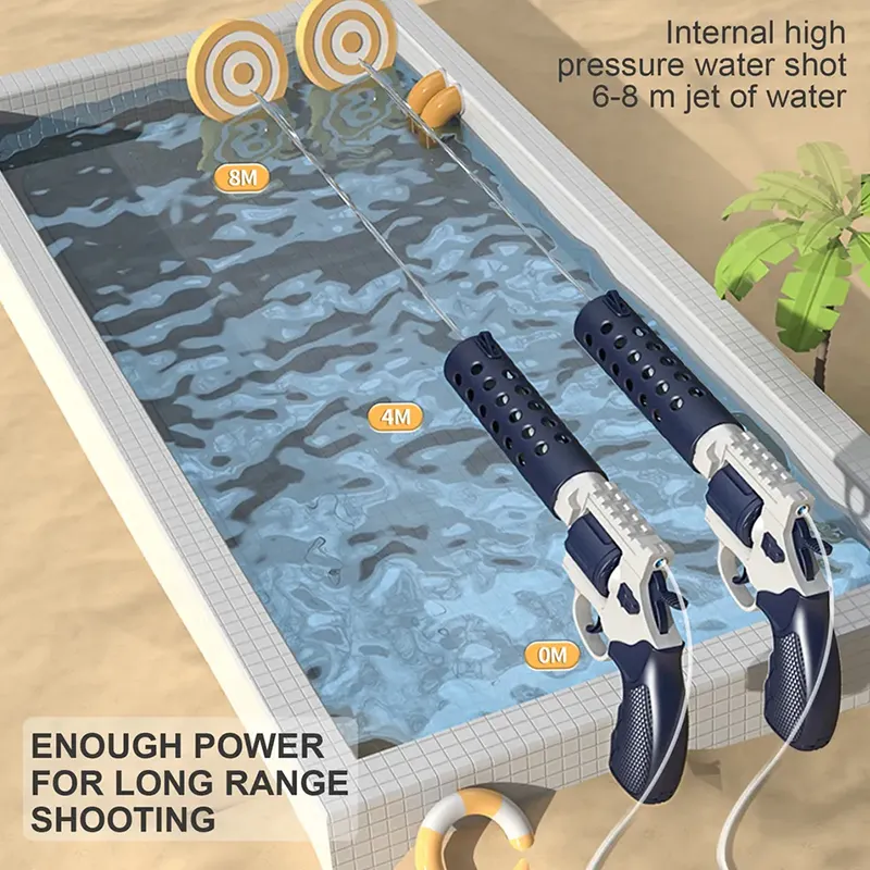Revolver Electric Water Gun with Bag for Kids - Image 3