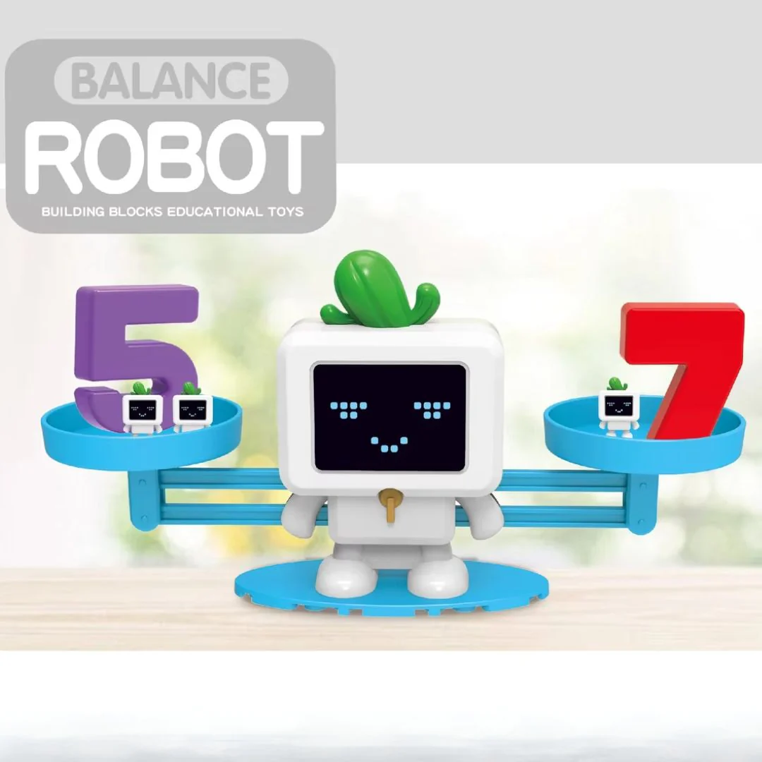 Robot Balancing: Math and Fun Learning Toy (Small 1.5cm ht) - Image 8