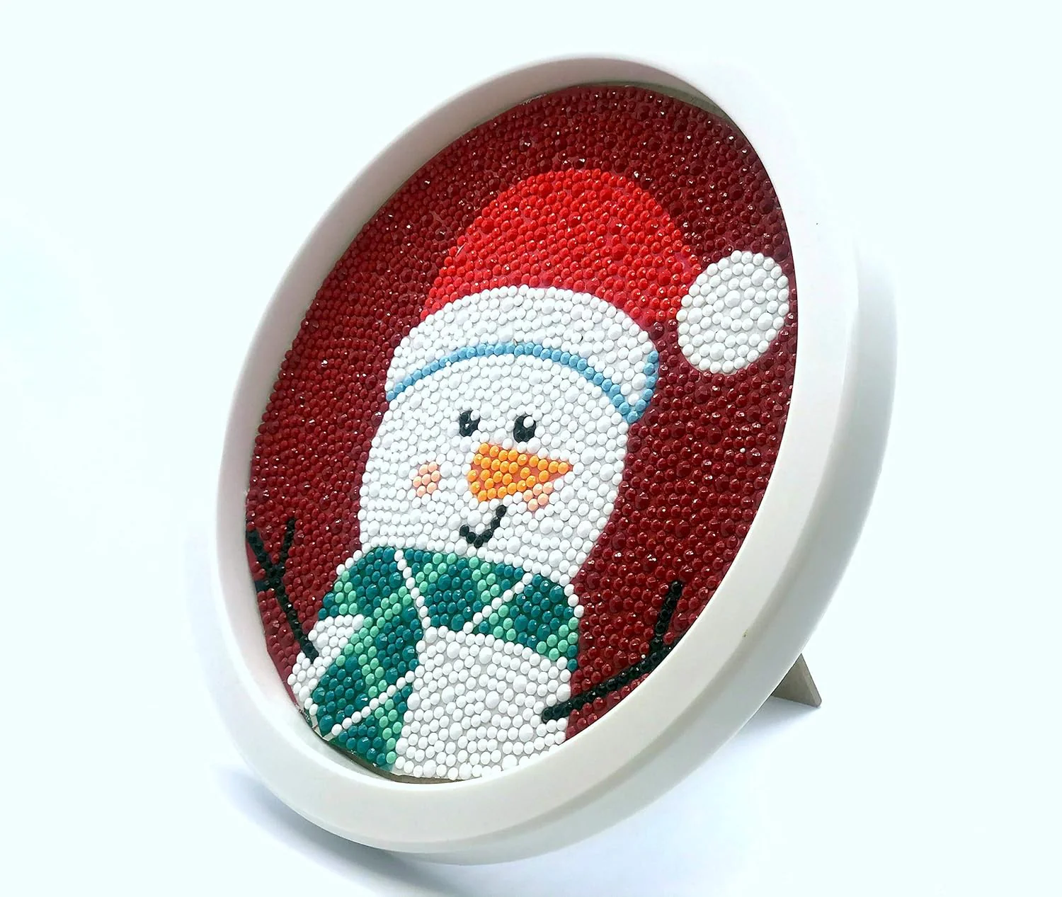 Round Sparkling Diamond Painting Kits with Easel Stand- Adorable DIY Art Kit (Christmas) - Image 5
