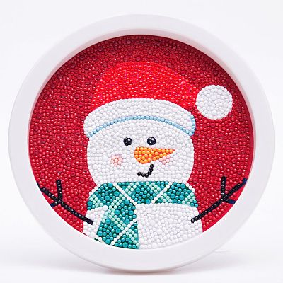 Round Sparkling Diamond Painting Kits with Easel Stand- Adorable DIY Art Kit (Christmas) - Image 9