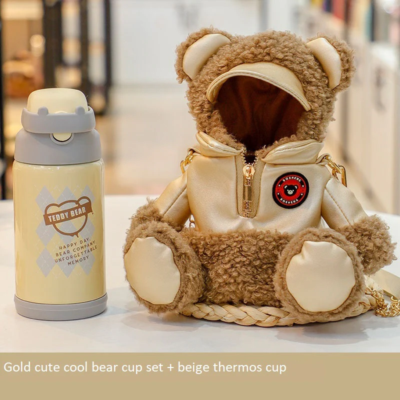 Russian Bear Insulated Bottle - Hot and Cold - 500ml (Without Strap) - Image 3