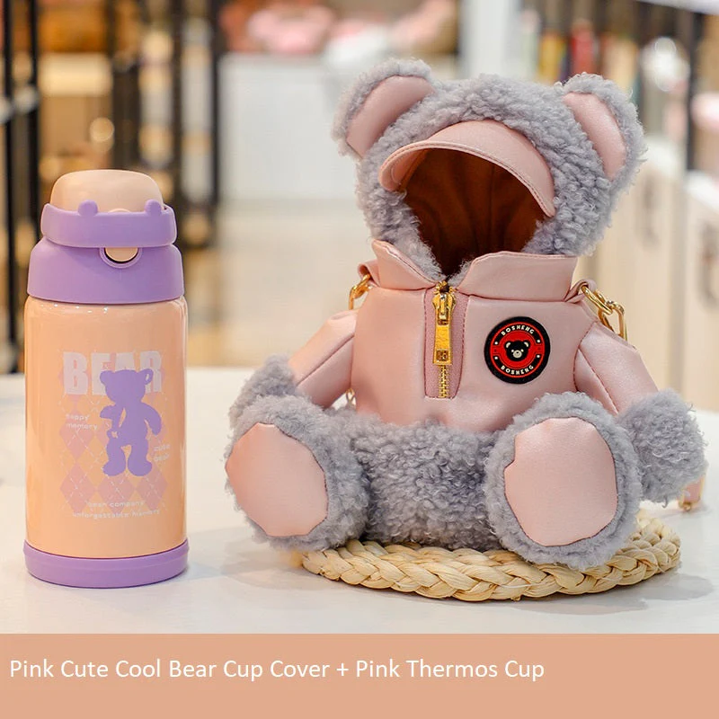 Russian Bear Insulated Bottle - Hot and Cold - 500ml (Without Strap) - Image 4