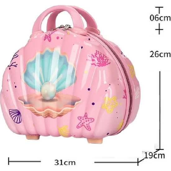 Seashell Design Portable Luggage Suitcase Organizer - Image 3