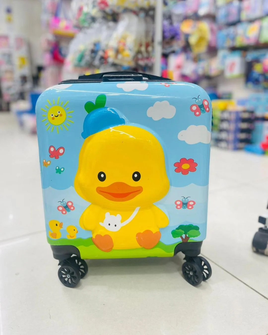 Secure and Stylish: Kids Trolley Bag with Password Lock - Keep Their Belongings Safe (Prepaid Only) - Image 11
