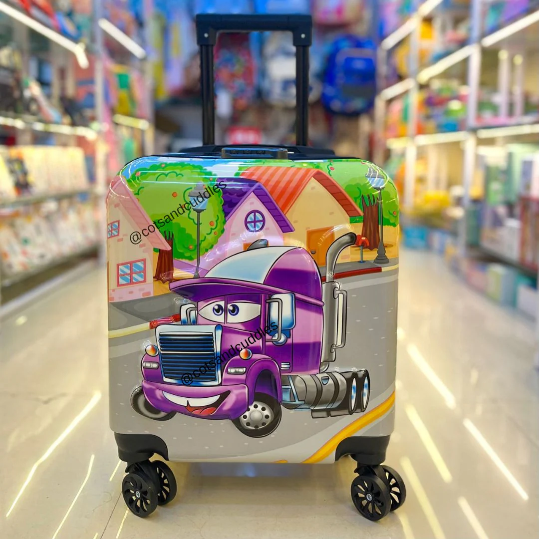 Secure and Stylish: Kids Trolley Bag with Password Lock - Keep Their Belongings Safe (Prepaid Only) - Image 4