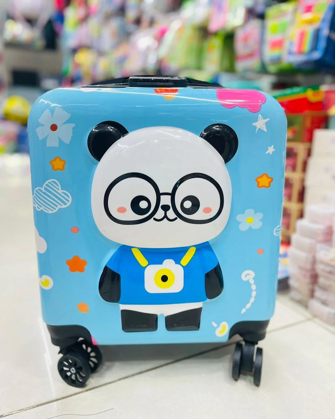 Secure and Stylish: Kids Trolley Bag with Password Lock - Keep Their Belongings Safe (Prepaid Only) - Image 9