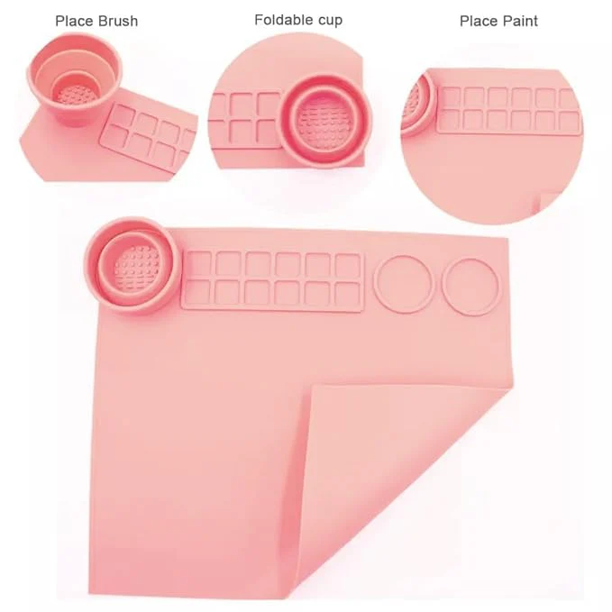 Silicone Painting Mat for Kids Mess Free for Crafts (Mix Color)(Pack Of 5/10)(Prepaid Only) - Image 11