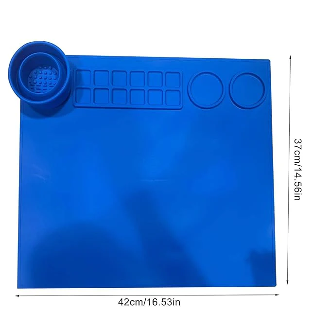 Silicone Painting Mat for Kids Mess Free for Crafts (Mix Color)(Pack Of 5/10)(Prepaid Only) - Image 13