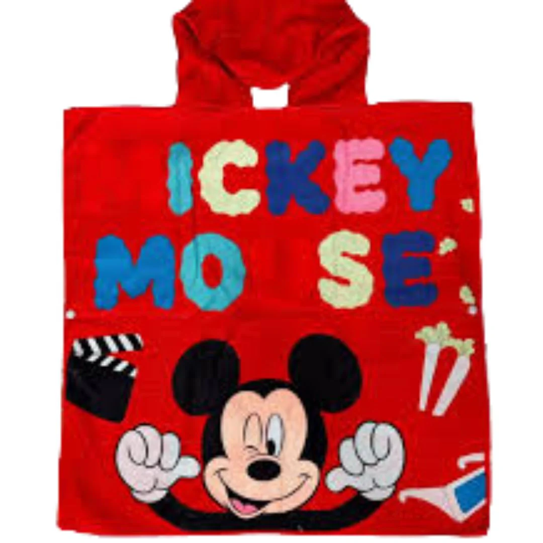 Snuggly Joy: Adorable Cartoon Print Hooded Microfiber Baby Bath Towel - Image 36