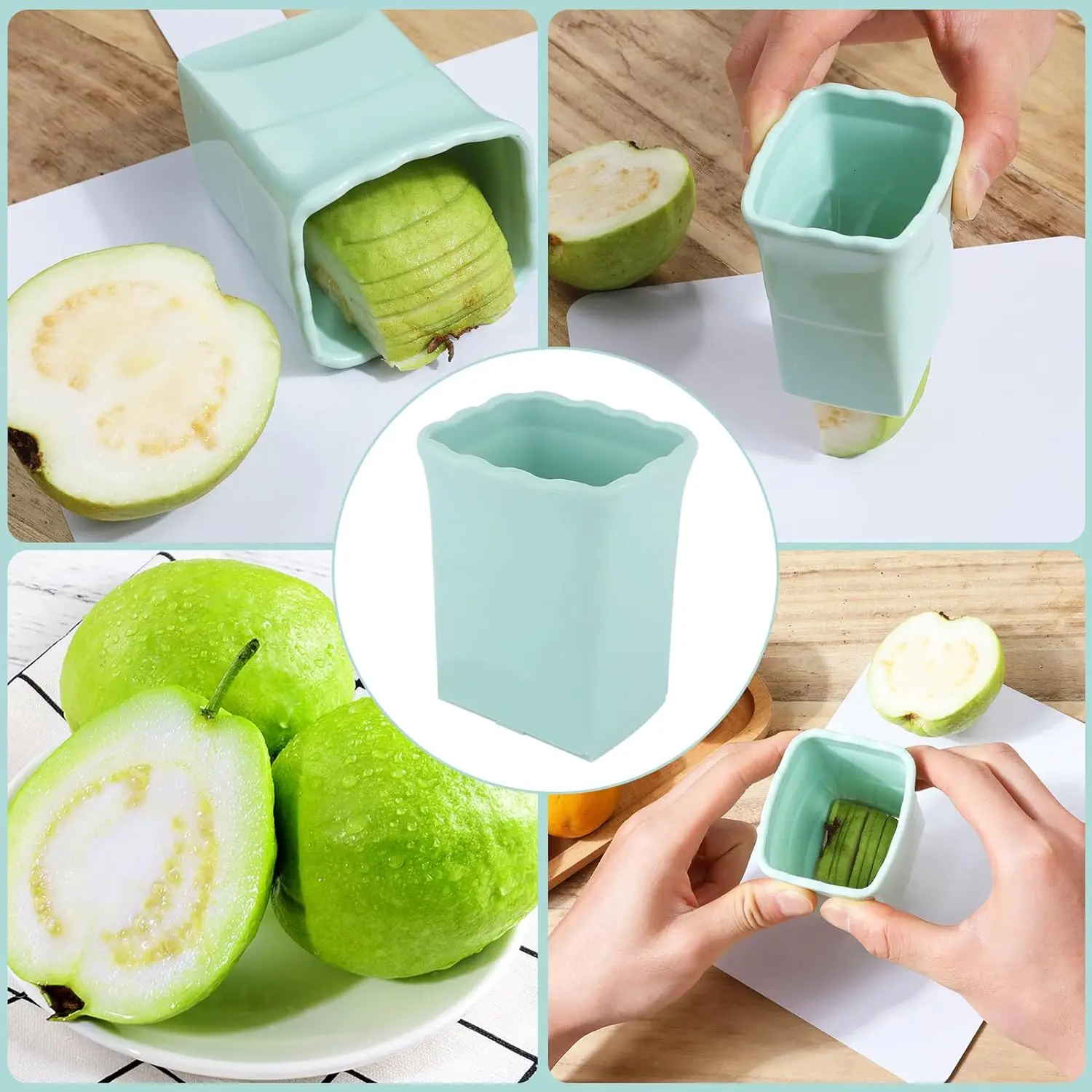 Stainless Steel Fruit Slicer Cup - Perfect for Strawberry, Banana, and More Slicing (Pack of 2) - Image 8