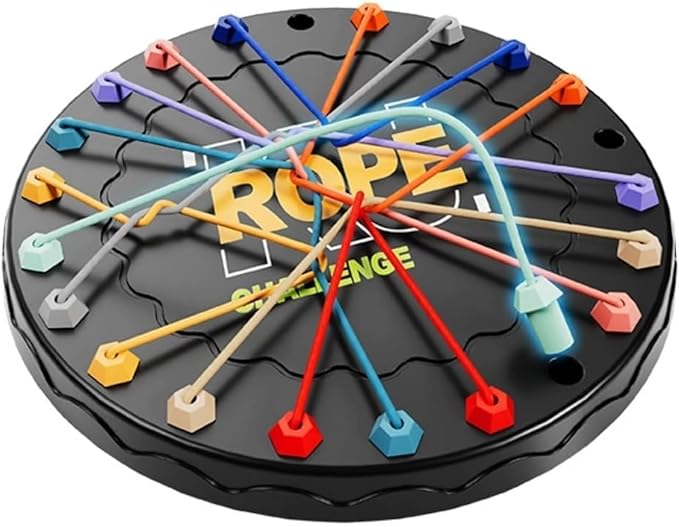 Tangle Twister Rope Puzzle Board Game for Kids – Colourful Untangling Brain Teaser Toy - Image 6