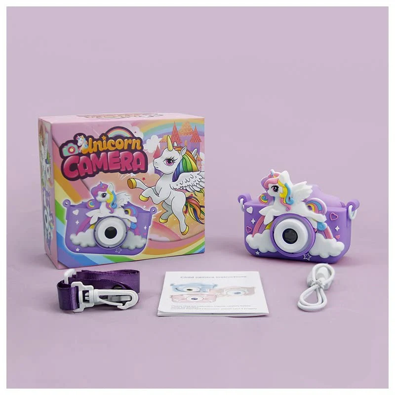 Unicorn -Themed Electronic Camera for Kids with Selfie Camera (Pack Of 5/10)(Prepaid Only) - Image 8