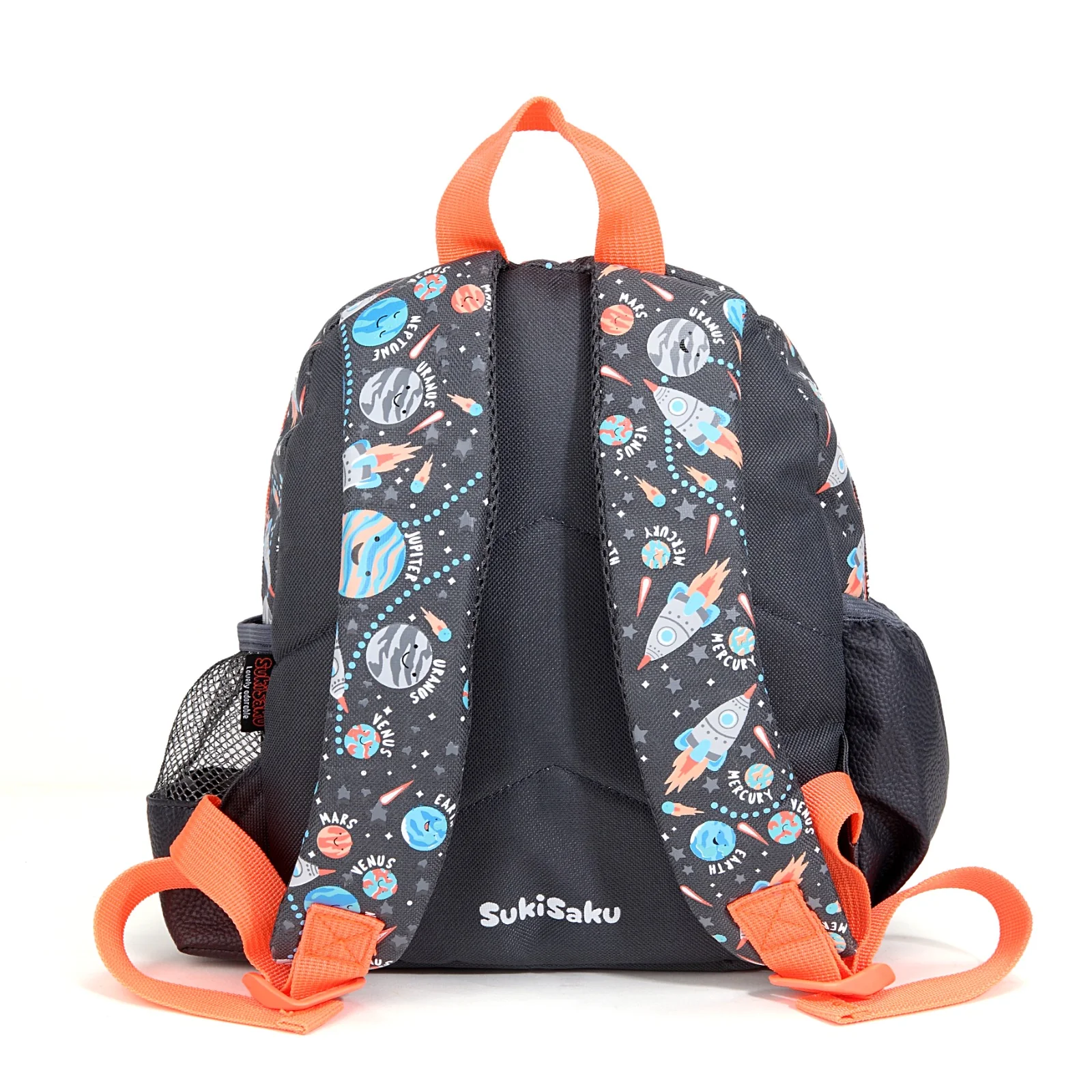 Space Design Backpack with Front Pocket for Kids - Image 3