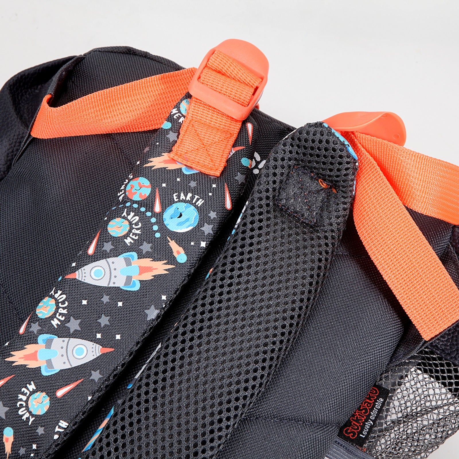 Space Design Backpack with Front Pocket for Kids - Image 4