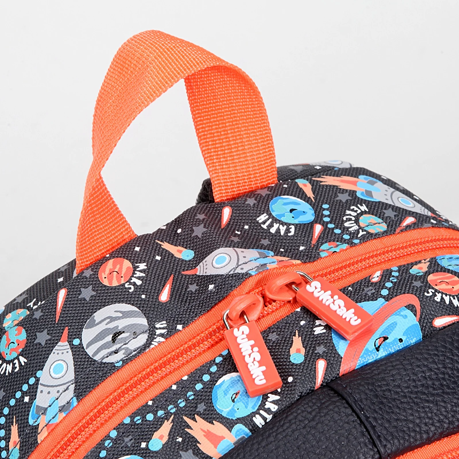 Space Design Backpack with Front Pocket for Kids - Image 5