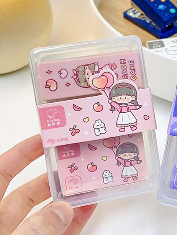 Whimsical Delight: Cartoon Graphic Stapler & Staple Set - Image 6