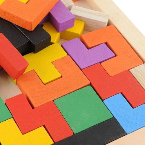 Wooden Tetris Jigsaw Puzzle 40 Pcs (Pack Of 5/10)(Prepaid Only) - Image 3